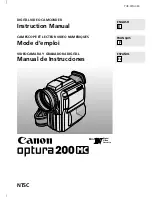 Canon OPTURA200 MC Instruction Manual preview