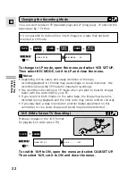 Preview for 22 page of Canon OPTURA200 MC Instruction Manual