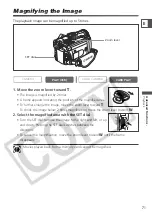 Предварительный просмотр 71 страницы Canon OPTURA30 Instruction Manual