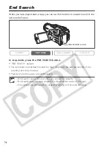 Предварительный просмотр 74 страницы Canon OPTURA30 Instruction Manual