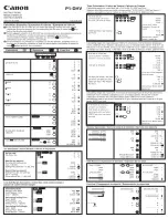 Preview for 1 page of Canon P1-DH Instructions