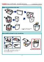 Предварительный просмотр 3 страницы Canon Paper Craft Snowy owl (Female) Assembly Instructions Manual