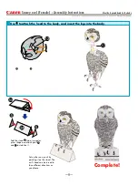 Предварительный просмотр 8 страницы Canon Paper Craft Snowy owl (Female) Assembly Instructions Manual