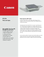 Canon PC170 Technical Information preview