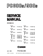 Canon PC920 Service Manual preview