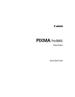 Предварительный просмотр 3 страницы Canon PI}{MA Pro 9000 Serie? Quick Start Manual