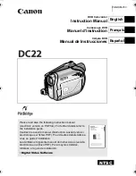 Preview for 1 page of Canon PICTBRIDGE DC22 Instruction Manual