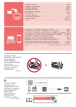 Предварительный просмотр 2 страницы Canon PIXMA E3300 Series Getting Started