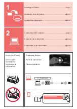 Предварительный просмотр 2 страницы Canon Pixma G1110 Series Getting Started