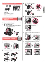 Предварительный просмотр 3 страницы Canon Pixma G1110 Series Getting Started