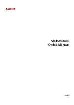 Preview for 1 page of Canon PIXMA GM4040 Online Manual