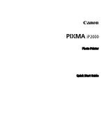 Предварительный просмотр 3 страницы Canon PIXMA iP2000 Series Quick Start Manual