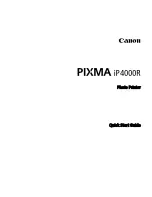 Preview for 3 page of Canon PIXMA iP4000R Series Quick Start Manual