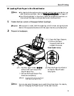 Preview for 9 page of Canon PIXMA iP4000R Series Quick Start Manual