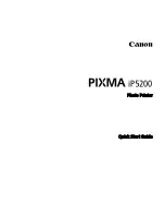 Preview for 3 page of Canon Pixma iP5200 Series Quick Start Manual