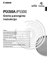 Предварительный просмотр 333 страницы Canon PIXMA IP5300 Quick Start Manual