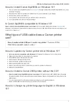 Предварительный просмотр 7 страницы Canon Pixma LBP 2900 Faq