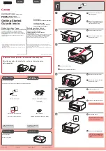 Canon PIXMA MG2120 Series Getting Started Manual preview