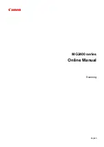 Preview for 1 page of Canon Pixma MG2400 Series Online Manual