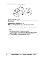 Предварительный просмотр 42 страницы Canon PIXMA mini260 Photo Printing Manual