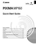 Предварительный просмотр 3 страницы Canon PIXMA MP160 Quick Start Manual