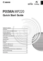 Preview for 3 page of Canon PIXMA MP220 Quick Start Manual