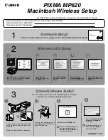 Canon PIXMA MP620 series Setup preview