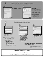 Предварительный просмотр 4 страницы Canon PIXMA MP620 series Setup
