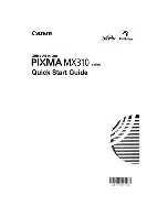 Canon PIXMA MX310 series Quick Start Manual preview