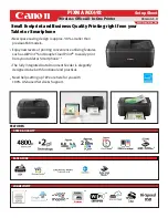 Canon PIXMA MX492 Setup Sheet предпросмотр