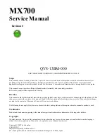 Canon PIXMA MX700 Series Service Manual предпросмотр