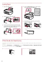 Предварительный просмотр 8 страницы Canon PIXMA TS3550 Series Getting Started