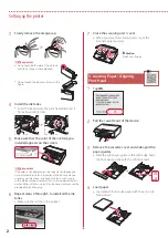 Предварительный просмотр 4 страницы Canon PIXMA TS6240 Getting Started