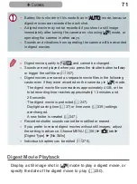 Предварительный просмотр 71 страницы Canon Power Shot G7X User Manual