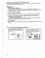 Preview for 2 page of Canon PowerShot 350 Instructions Manual