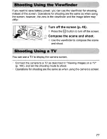 Предварительный просмотр 77 страницы Canon PowerShot A1000 IS User Manual