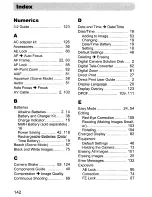 Предварительный просмотр 142 страницы Canon PowerShot A1000 IS User Manual