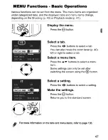 Предварительный просмотр 47 страницы Canon PowerShot A2000 IS User Manual