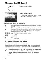 Предварительный просмотр 72 страницы Canon PowerShot A2000 IS User Manual