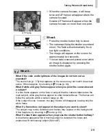 Preview for 25 page of Canon PowerShot A2200 User Manual