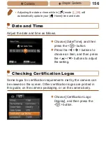 Предварительный просмотр 156 страницы Canon PowerShot A2600 Extended User Manual