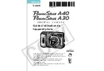 Canon PowerShot A30 Guide Utilisateur предпросмотр