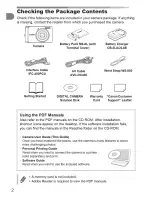 Preview for 2 page of Canon PowerShot A3000 IS User Manual