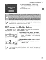 Preview for 23 page of Canon PowerShot A3000 IS User Manual