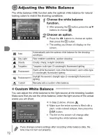 Preview for 72 page of Canon PowerShot A3000 IS User Manual