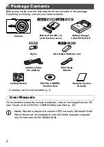 Предварительный просмотр 2 страницы Canon PowerShot A4050 IS User Manual