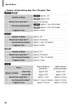 Предварительный просмотр 40 страницы Canon PowerShot A4050 IS User Manual