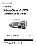 Предварительный просмотр 37 страницы Canon PowerShot A470 Getting Started