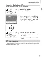 Предварительный просмотр 17 страницы Canon PowerShot A480 User Manual