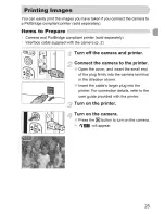 Preview for 25 page of Canon PowerShot A480 User Manual